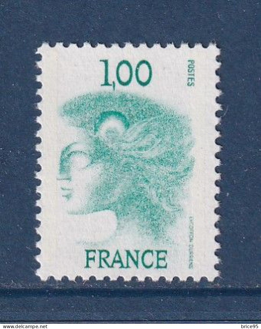 France - Non Emis - YT N° 1895 C ** - Neuf Sans Charnière - Marianne D'Excoffon - 1F Turquoise - Certificat - 1976 - Nuevos