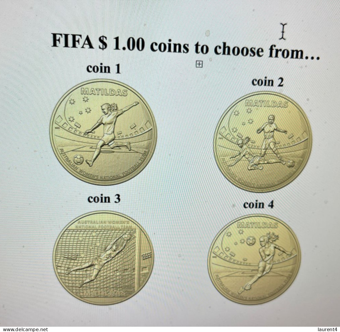 8-8-2023 (1 T 44) FIFA Women's Football World Cup Match 54 (stamp + $ 1.00 Coin) England (0-4) V Nigeria (0-2) - Dollar
