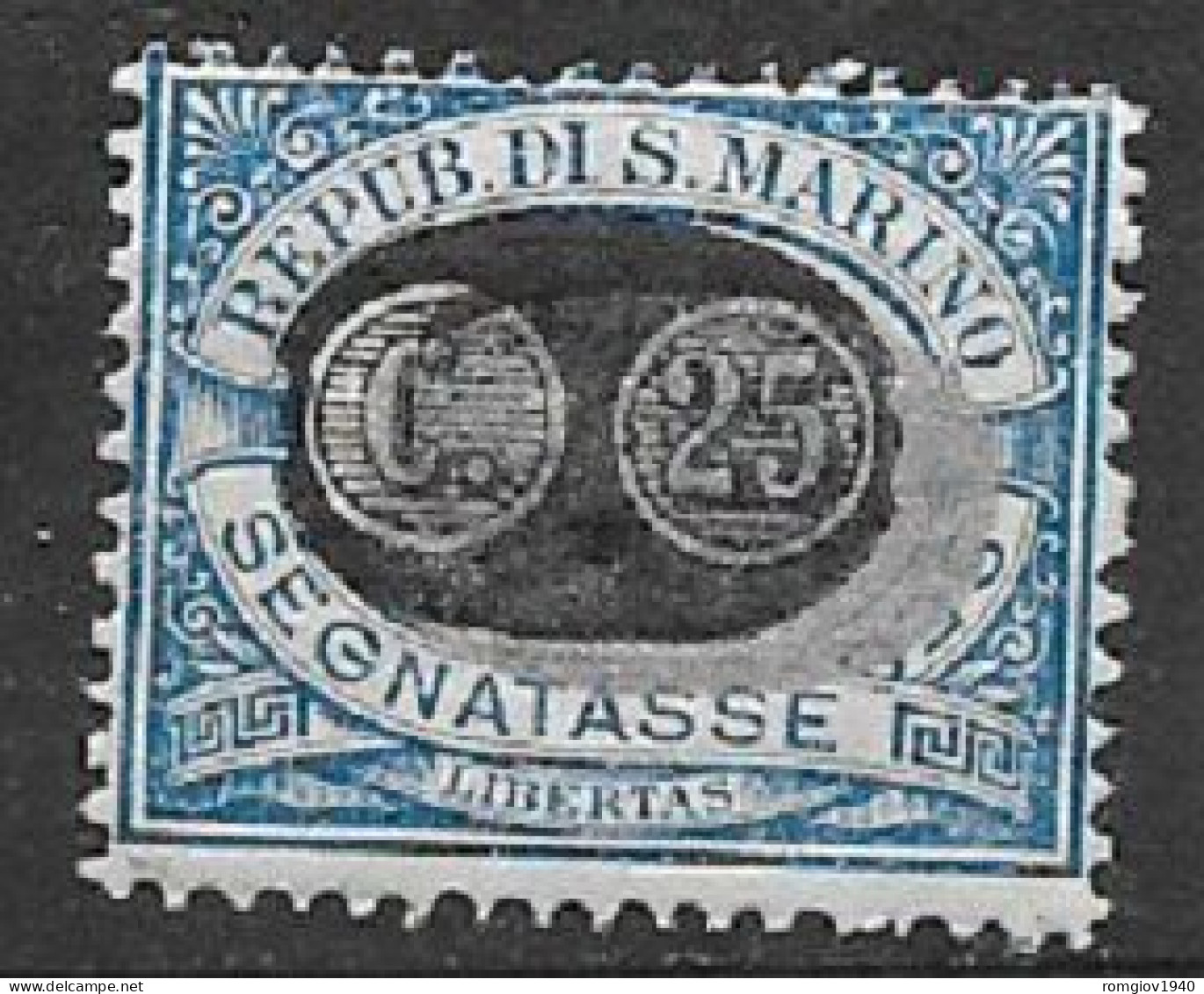 SAN MARINO  1931  SEGNATASSE DEL 1925 SOPRASTAMPATI SASS. 38  MNH XF - Postage Due