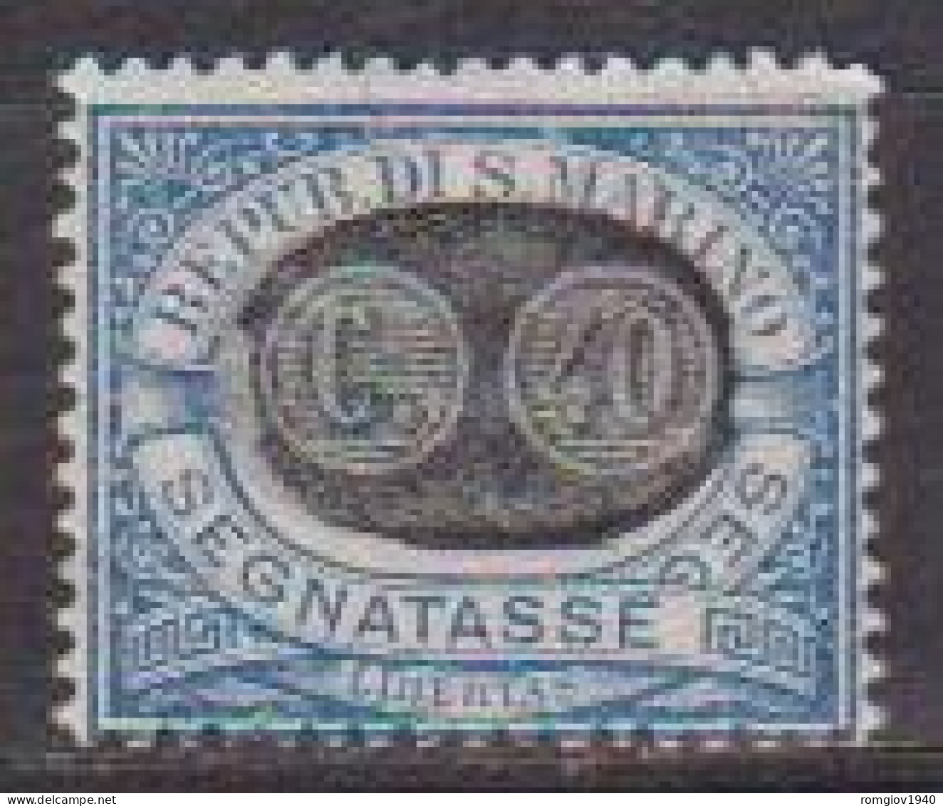 SAN MARINO  1931  SEGNATASSE DEL 1925 SOPRASTAMPATI SASS. 41  MLH VF - Impuestos