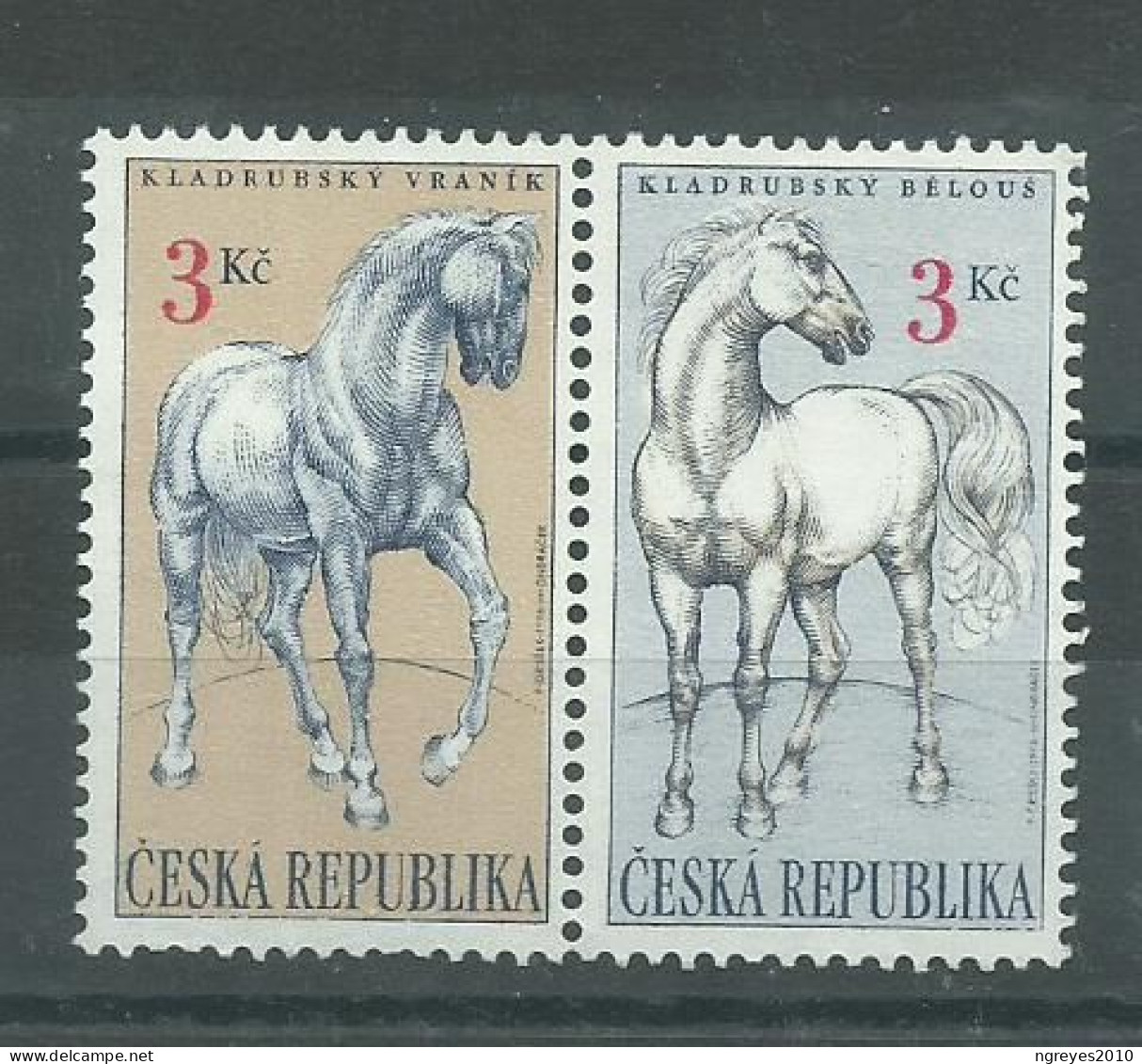 230044534  REPUBLICA CHECA  YVERT  Nº120/121  **/MNH - Unused Stamps