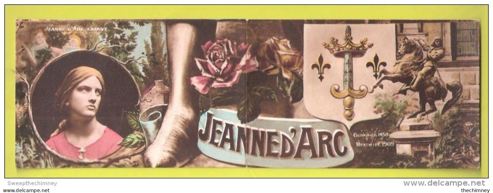 Jeanne D'Arc  Puzzle Puzzel Ensemble De 10 Cartes  Voyez Les 3 Scans JOAN OF ARC COMPOSITE SET - Berühmt Frauen