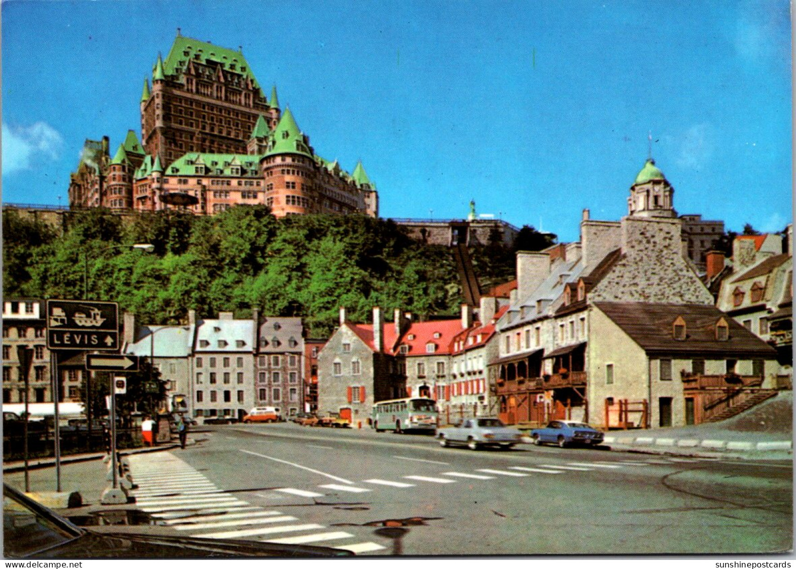 Canada Quebec Lower Town And Old House And Chateau Frontenac 1988 - Québec - La Cité