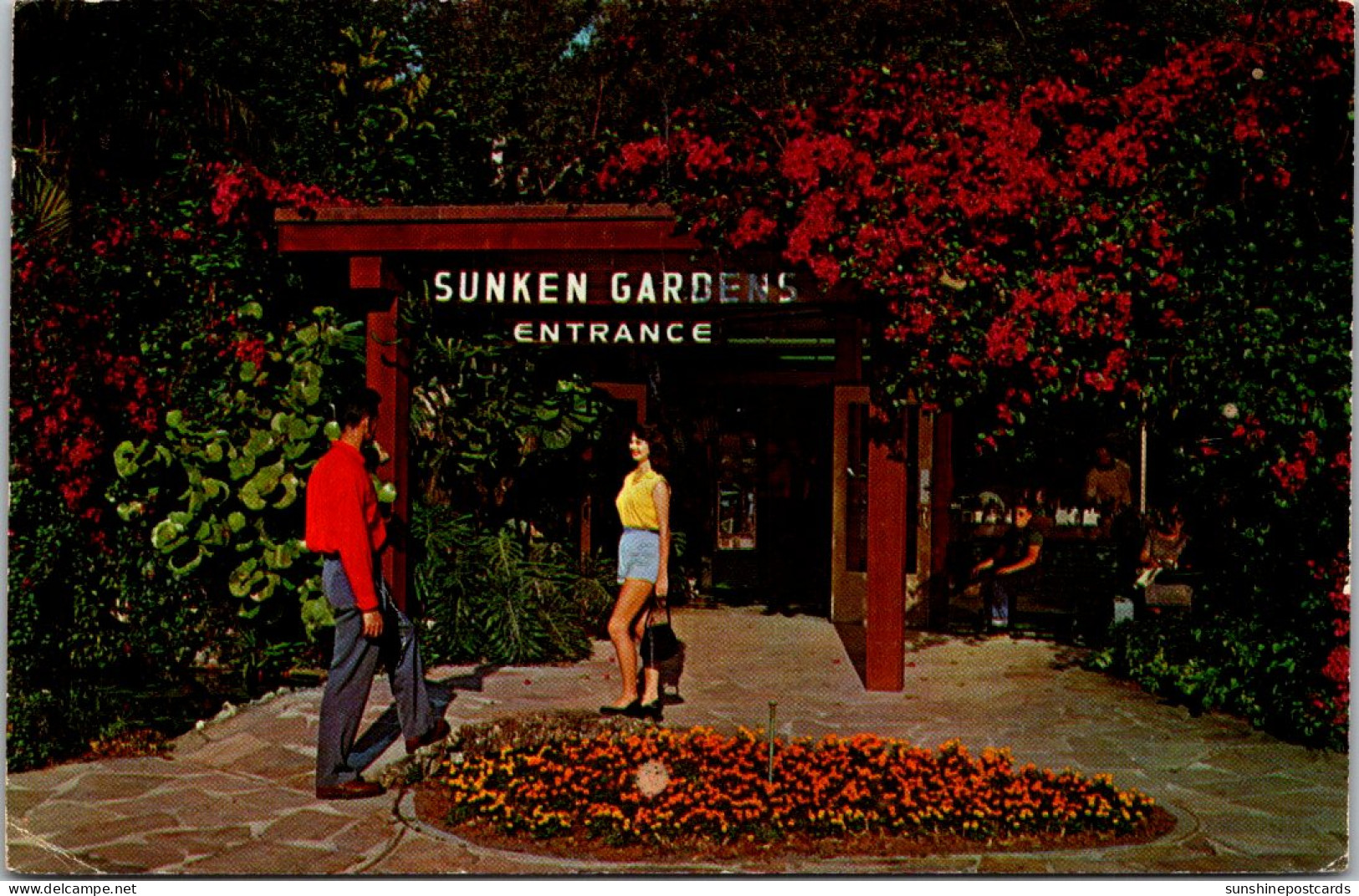 Florida St Petersburg Sunken Gardens Entrance 1964 - St Petersburg