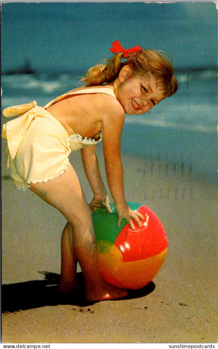 Florida Greetings From St Petersburg Playtime On The Beach 1956 - St Petersburg