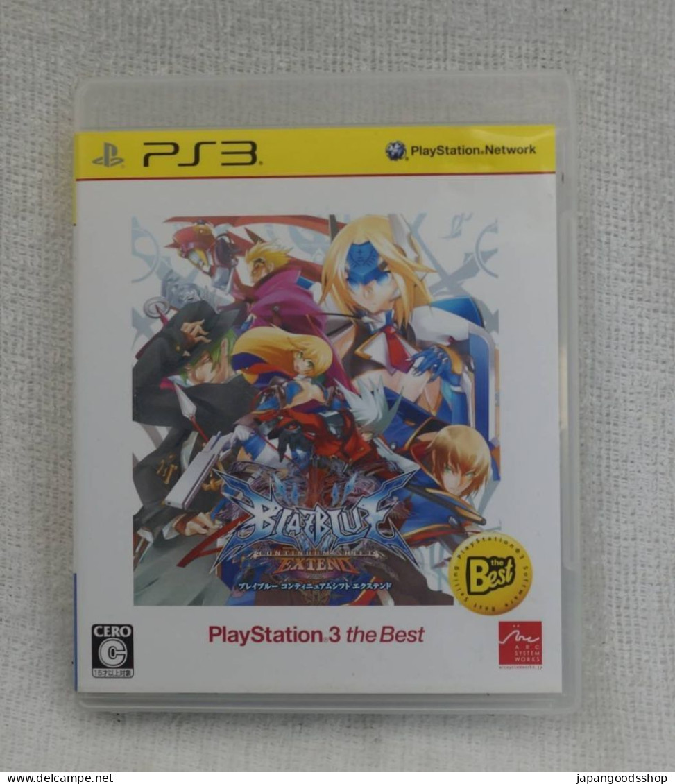 PS3 JPN Blazblue Continuum Shift Extend Playstation 3 The Best BLJM-55060 - PS3