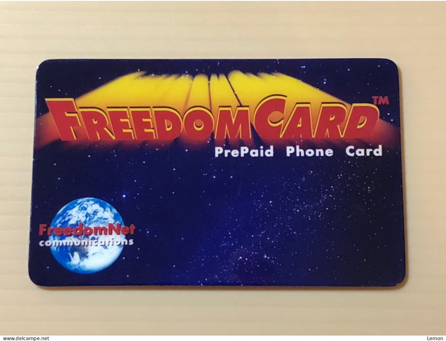 Mint USA UNITED STATES America Prepaid Telecard Phonecard, FREEDOM CARD SAMPLE CARD, Set Of 1 Mint Card - Collections