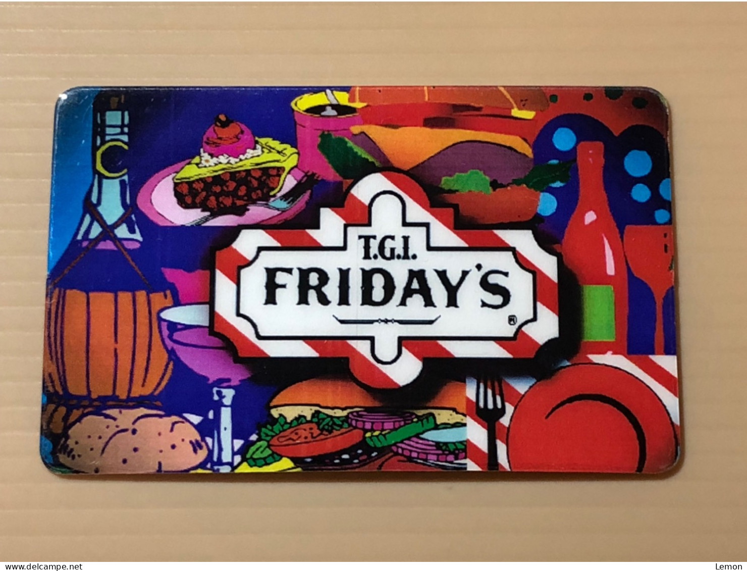 Mint USA UNITED STATES America Prepaid Telecard Phonecard, T.G.I.FRIDAY’S SAMPLE CARD, Set Of 1 Mint Card - Colecciones