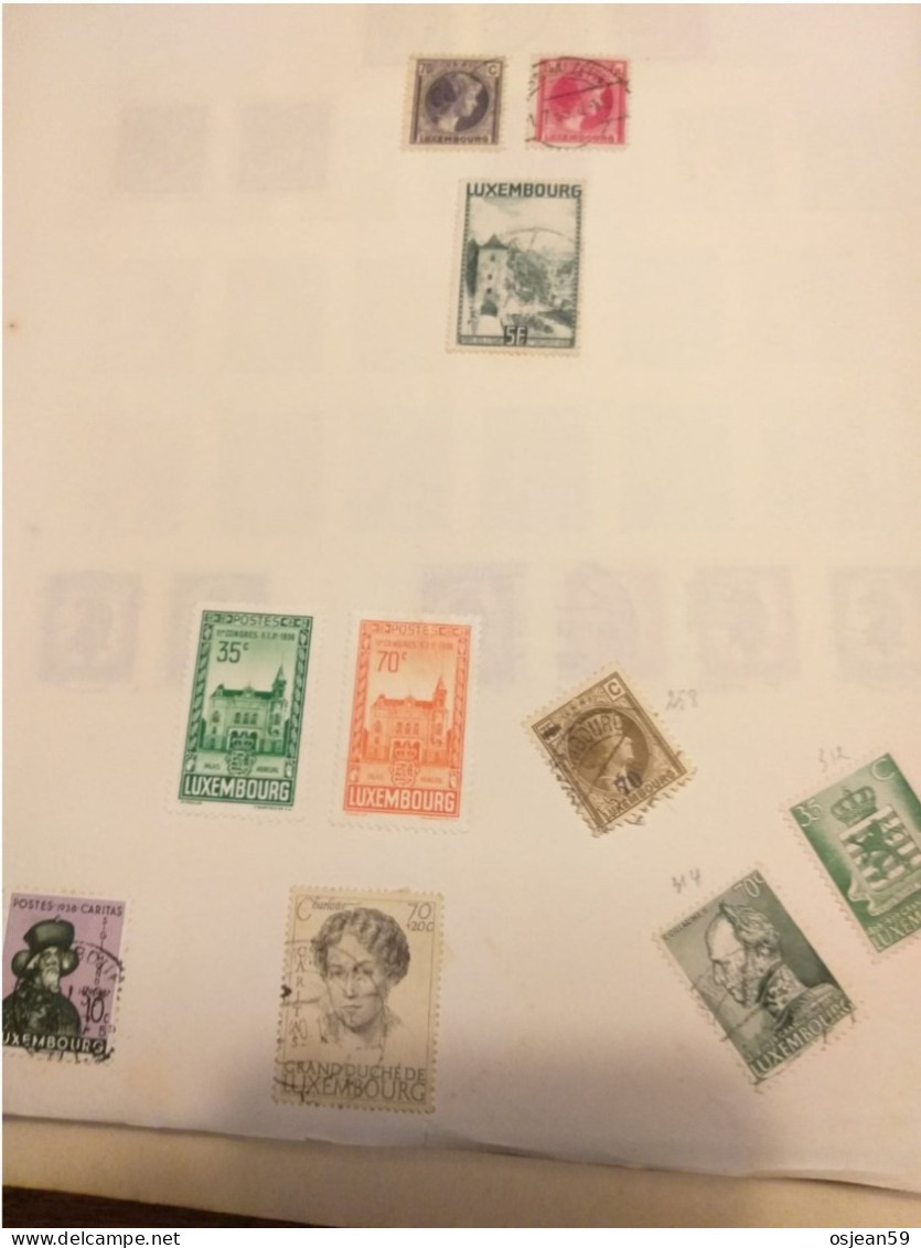 Luxembourg - . Restant De Collection Oblitérées Et Neufs Avec Charnières.. - Used Stamps