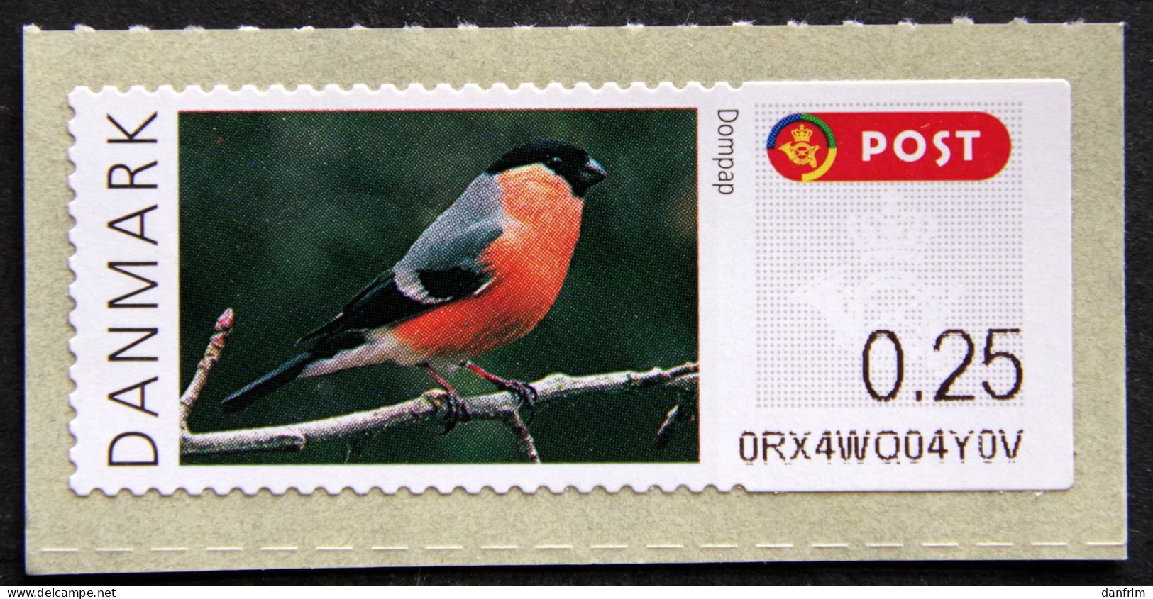 Denmark 2012 Minr.63 MNH (**) Birds / Vogel ( Lot  H 2455 ) ATM - Machine Labels [ATM]