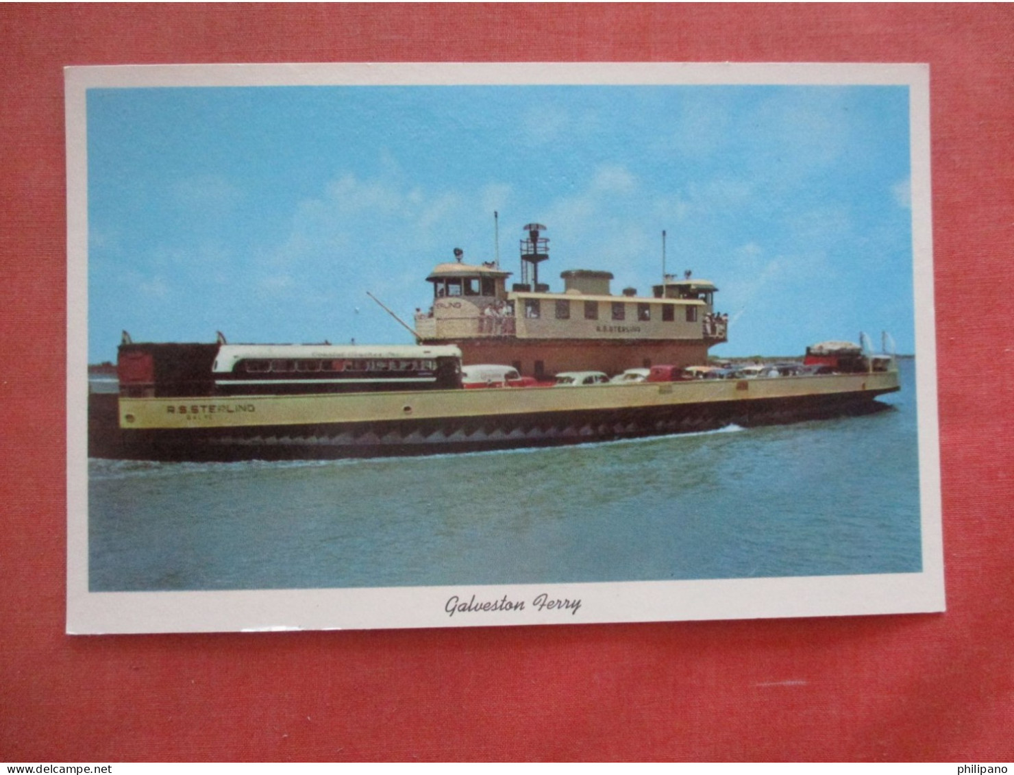 Galveston Ferry.   Texas > Galveston   Ref 6144 - Galveston