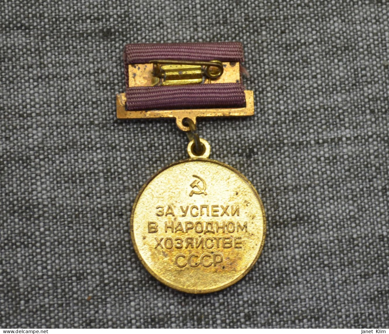 Medal For Success In The National Economy Of The Ussr - Russie