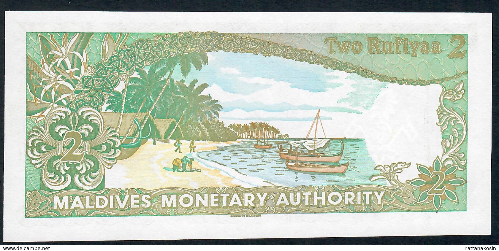 MALDIVES P9 2 RUFIYAA  1983 #B   UNC. - Maldiven