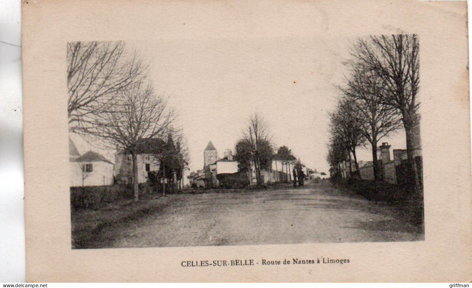 CELLES SUR BELLE ROUTE DE NANTES A LIMOGES TBE - Celles-sur-Belle