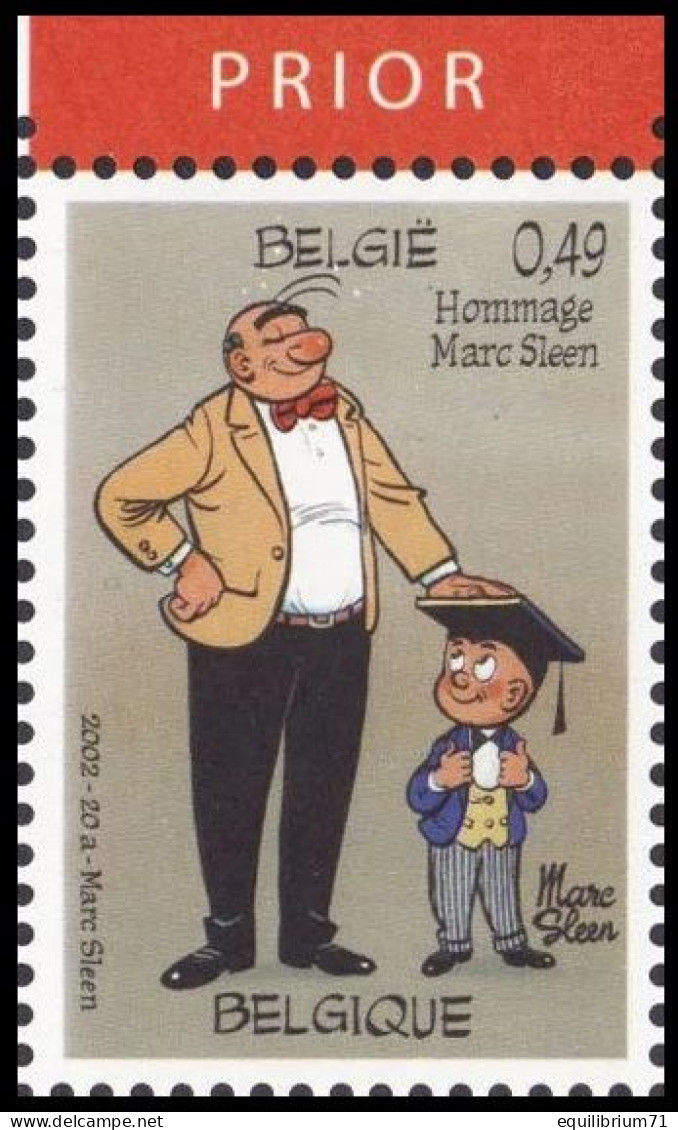 3144** - Marc Sleen 80ans / Jaar / Jahre / Years – Nero 75ans / Jaar / Jahre / Years - (Marcel Honorée Nestor Sleen) - Philabédés (fumetti)