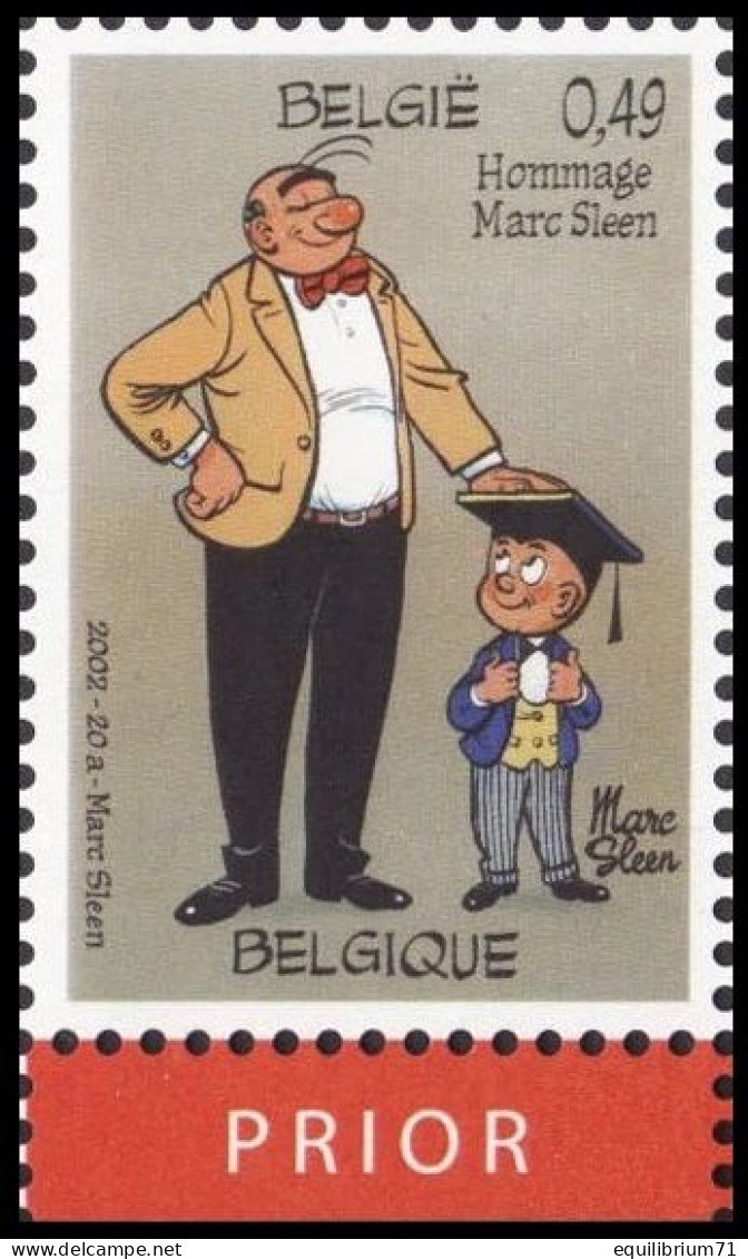 3144** - Marc Sleen 80ans / Jaar / Jahre / Years – Nero 75ans / Jaar / Jahre / Years - (Marcel Honorée Nestor Sleen) - Philabédés (fumetti)