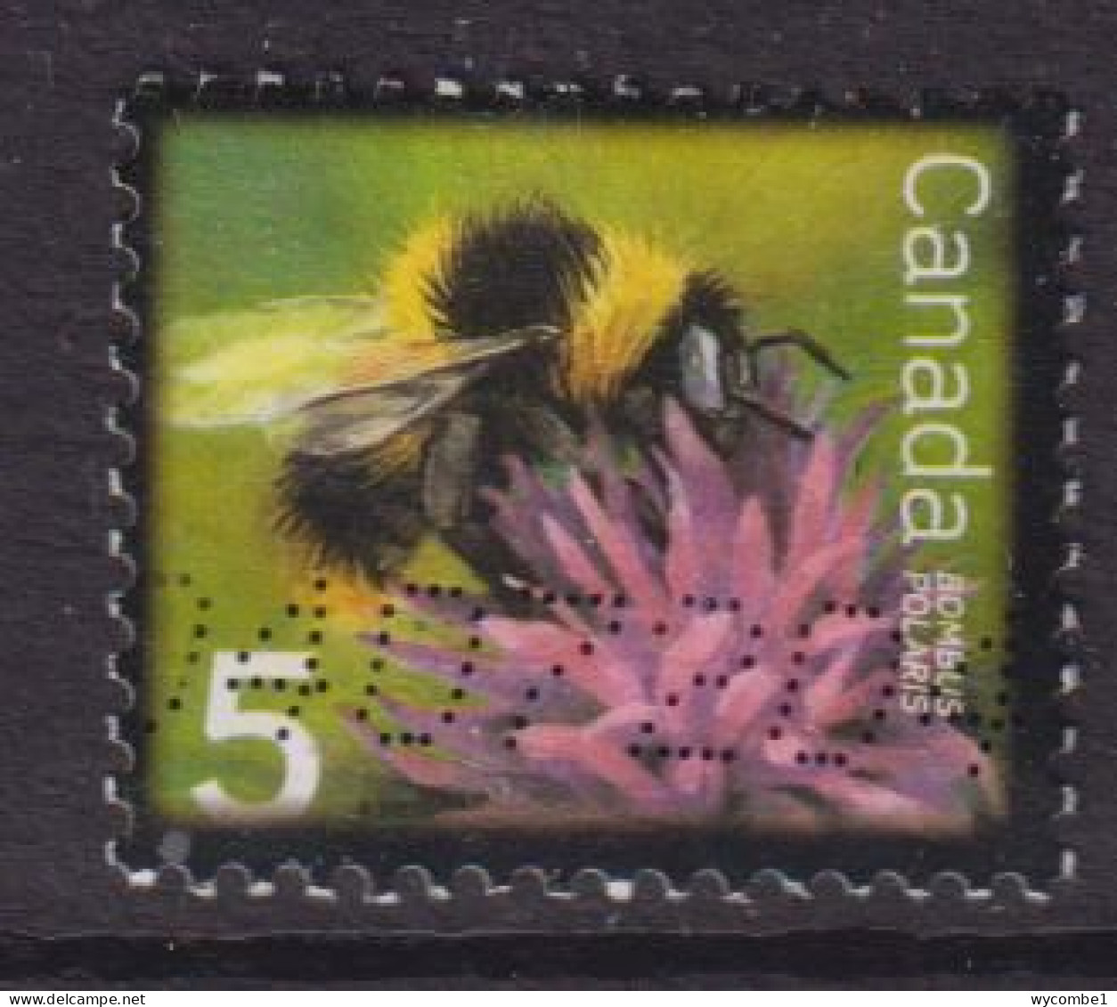 CANADA  -  2007 Beneficial Insects 5c Used As Scan - Oblitérés