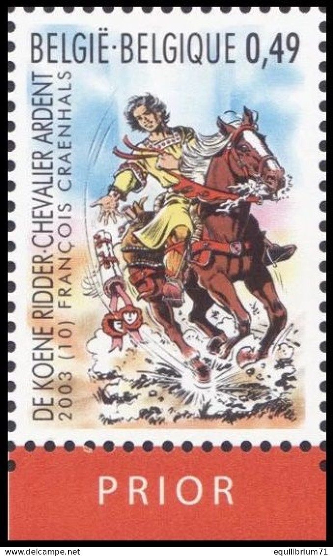 3173** - Le Chevalier Ardent / De Koene Ridder - BELGIQUE / BELGIË / BELGIEN / BELGIUM - Philabédés (comics)