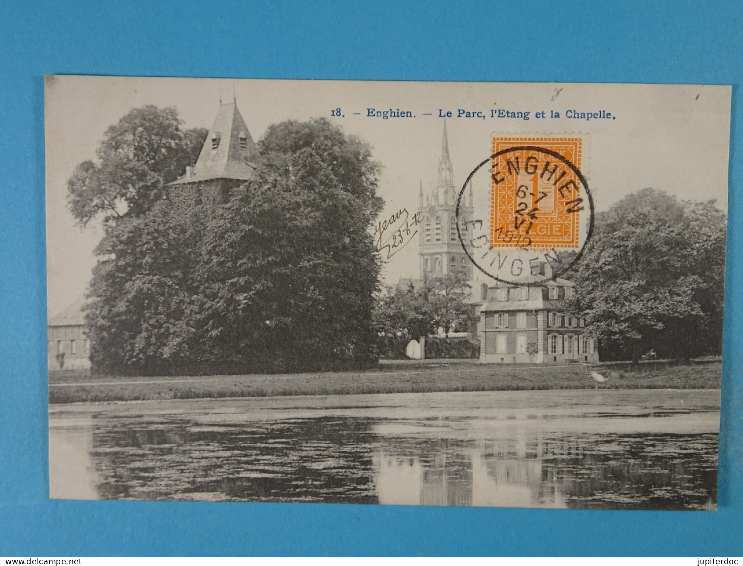 Enghien Le Parc, L'Etang Et La Chapelle - Enghien - Edingen