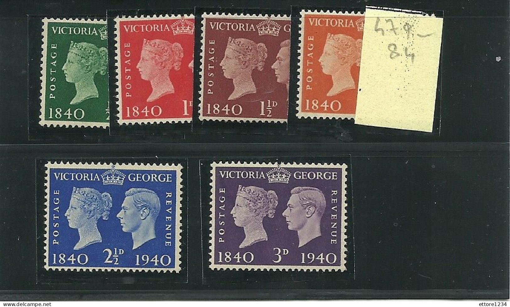 Gran Bretagna 1940 Mnh** - Unused Stamps