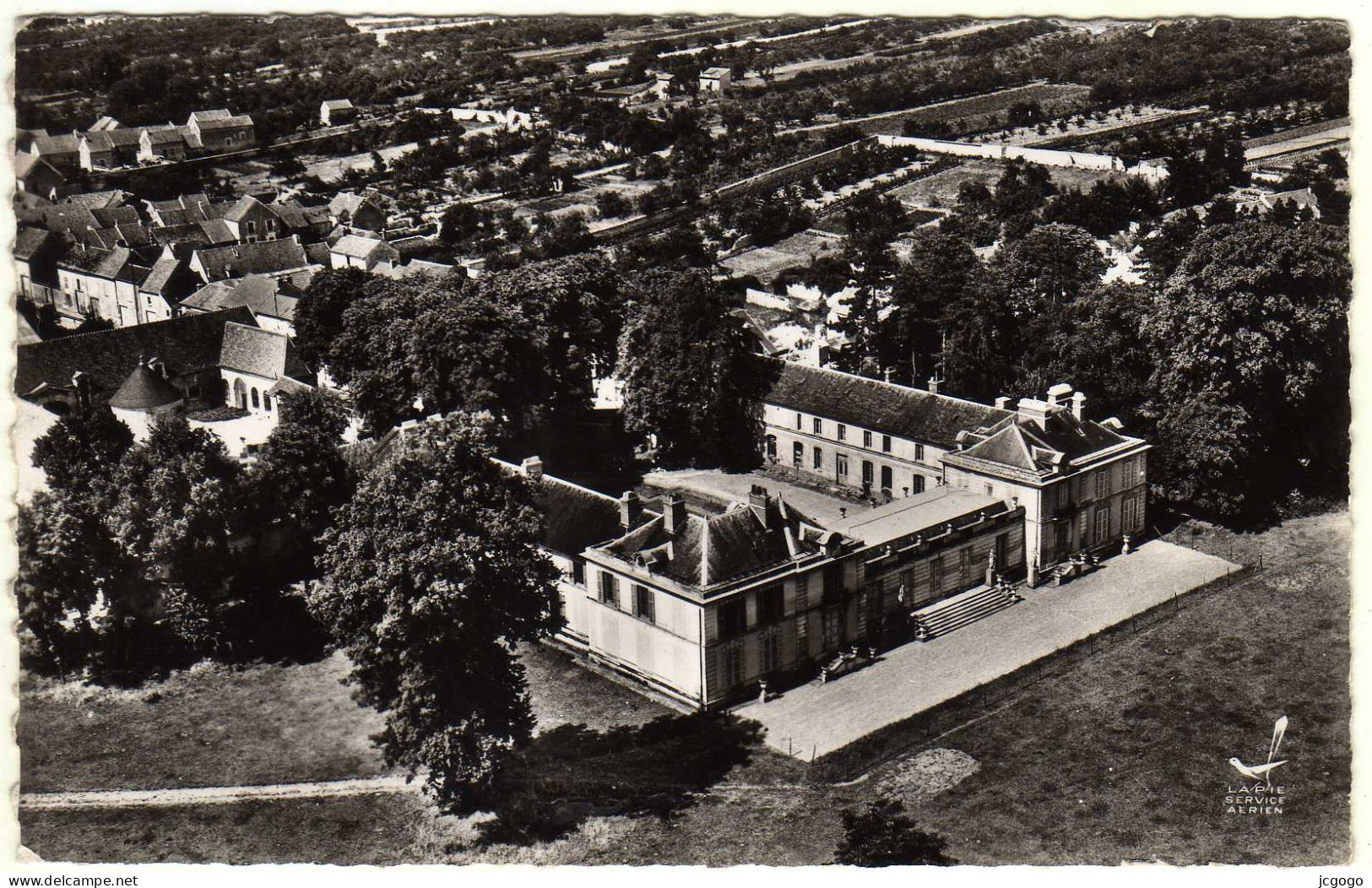 NEUVILLE-sur-OISE  Le Château Vue Aérienne - Neuville-sur-Oise