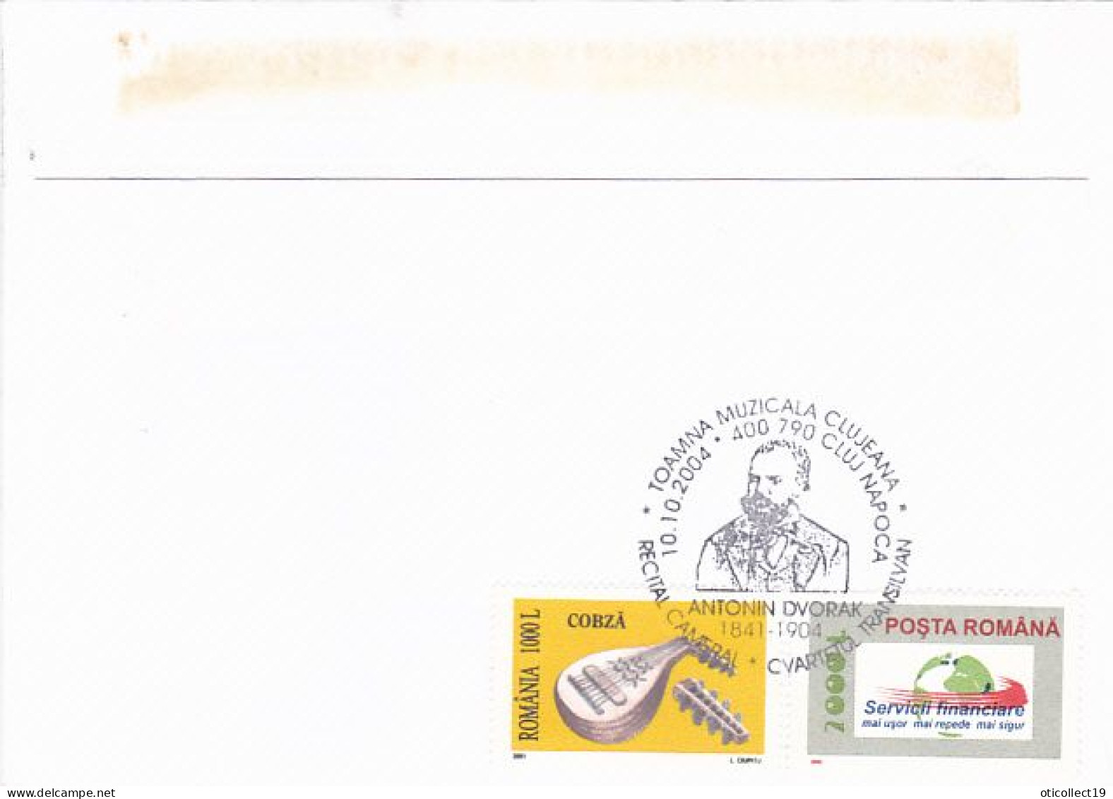 MUSIC, ANTONIN DVORAK, COMPOSER, CLUJ NAPOCA AUTUMN FESTIVAL, SPECIAL COVER, 2004, ROMANIA - Musique