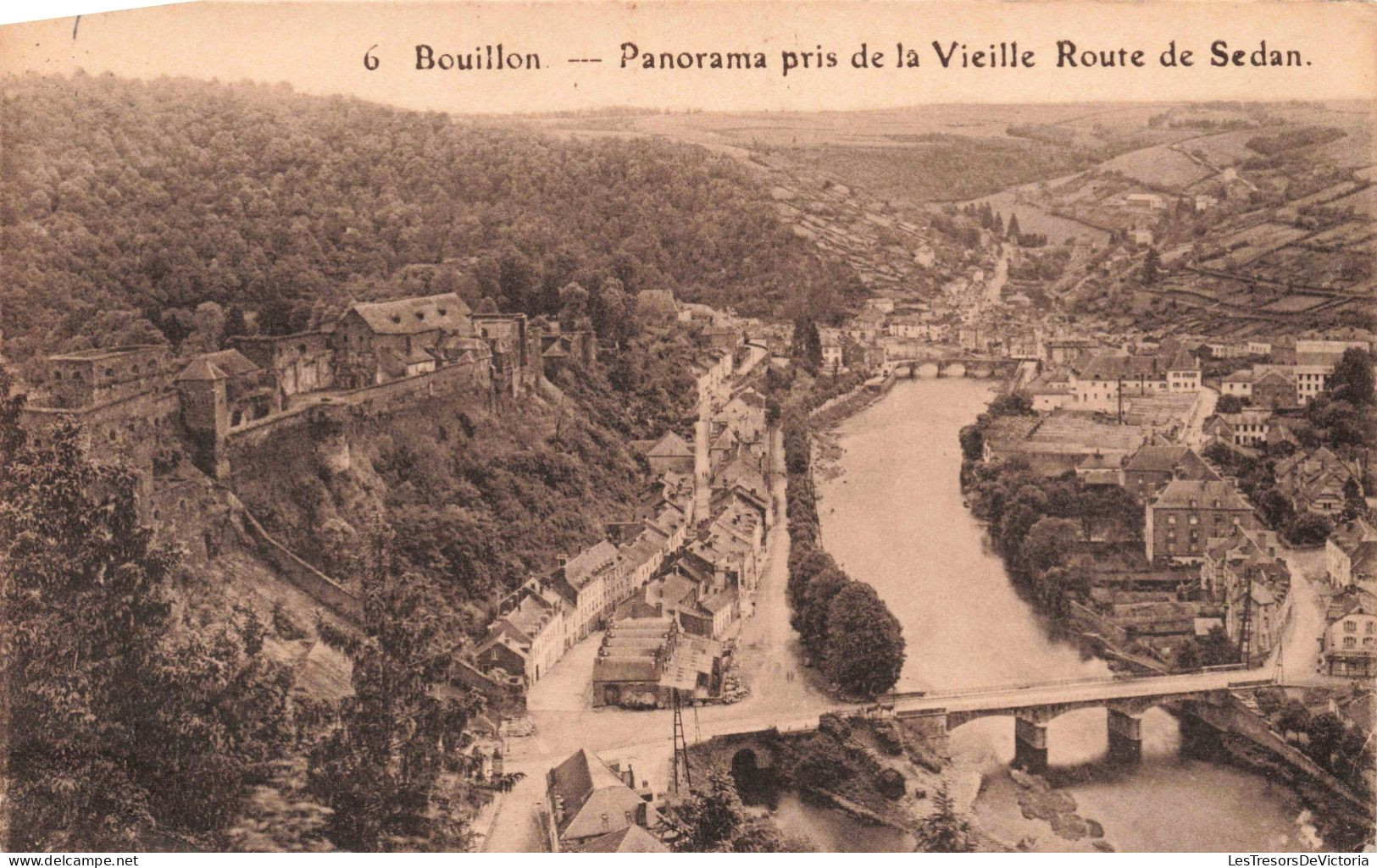 BELGIQUE - Bouillon - Panorama Pris De La Vieille Route De Sedan - Carte Postale Ancienne - Bouillon