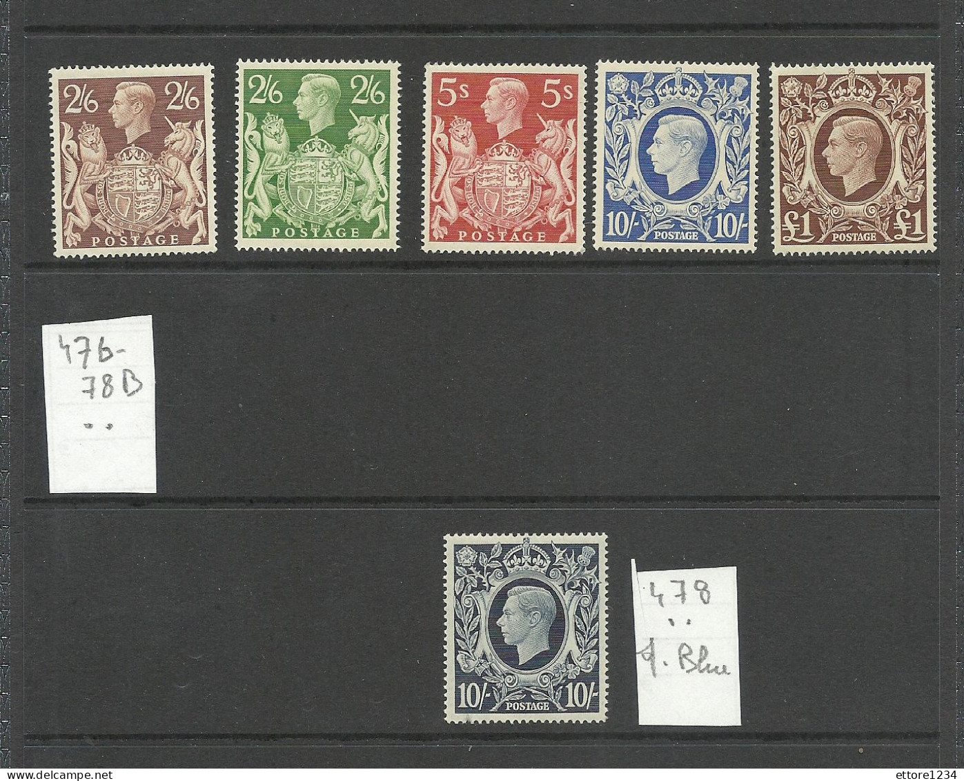 Gran Bretagna 1937/47 Mnh** - Ungebraucht