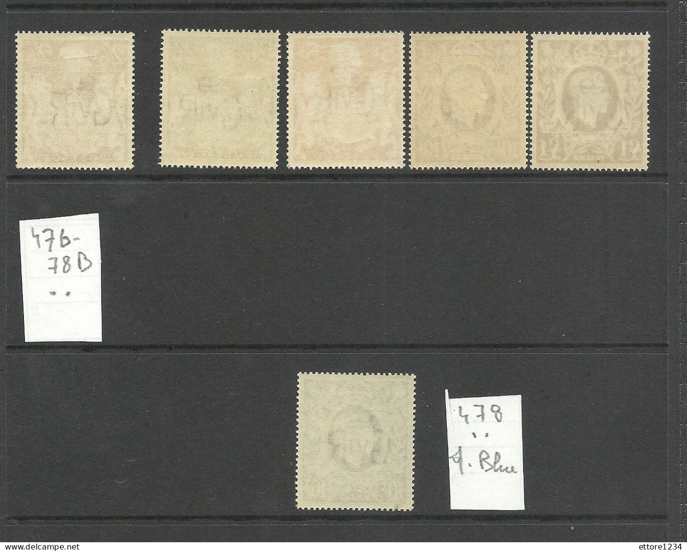 Gran Bretagna 1937/47 Mnh** - Unused Stamps