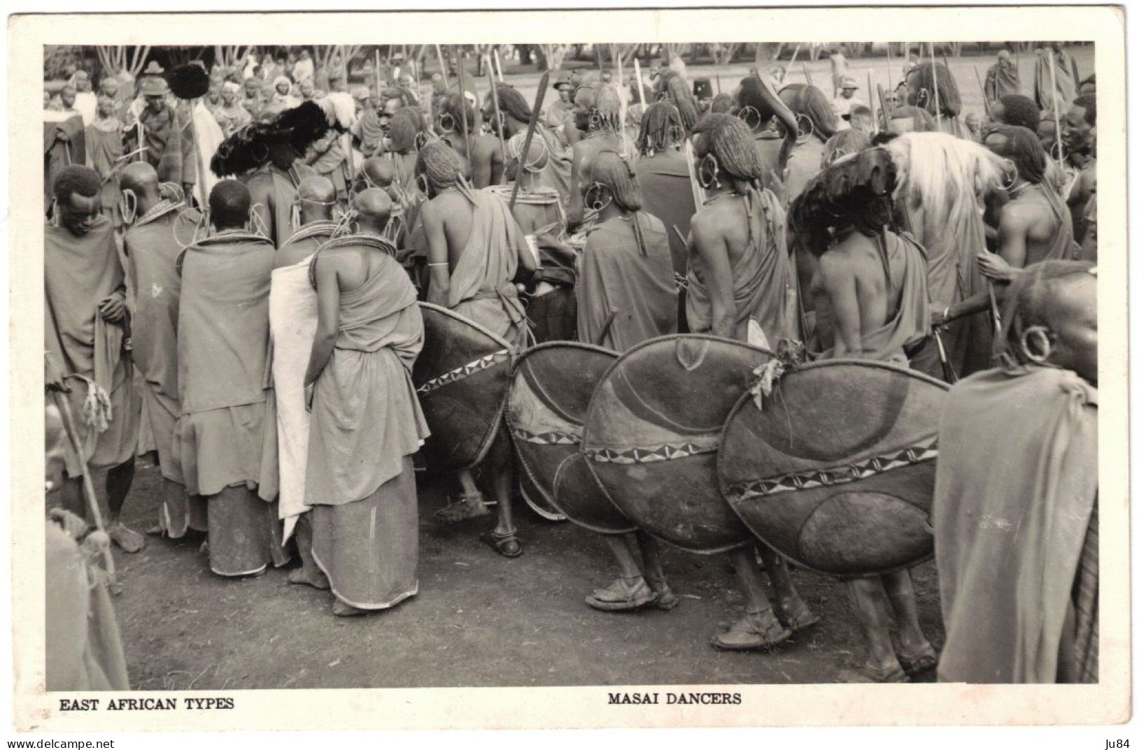 Afrique - Kenya - East African Types - Masai Dancers - Danseurs Masaï - Carte Postale Vierge - Kenya