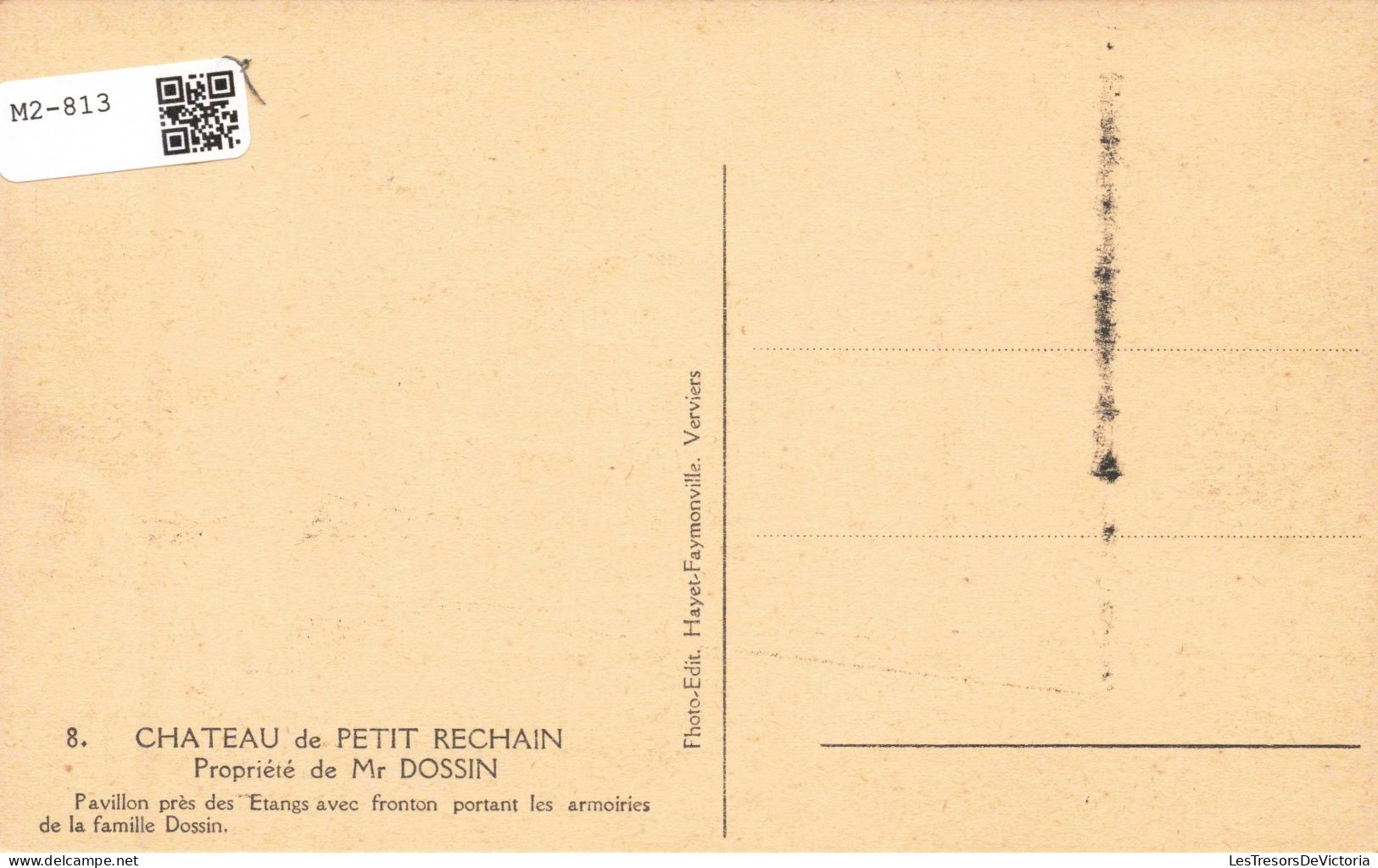 BELGIQUE - Verviers - Chateau De Petit Rechain - Propriété De Mr Dossin - Pavillon - Carte Postale Ancienne - Verviers