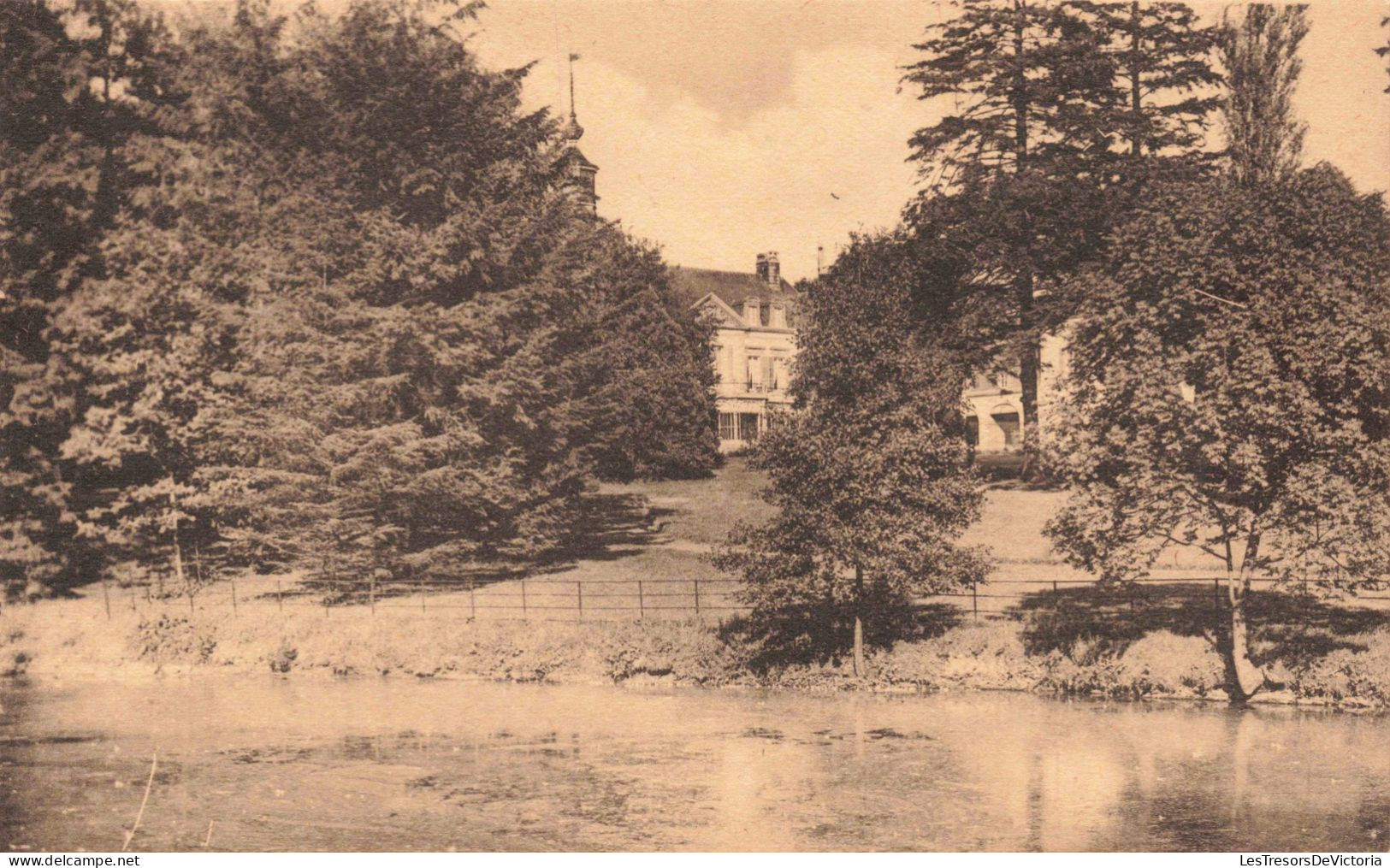 BELGIQUE - Verviers - Chateau De Petit Rechain - Propriété De Mr Dossin - Vue Près Du Parc - Carte Postale Ancienne - Verviers