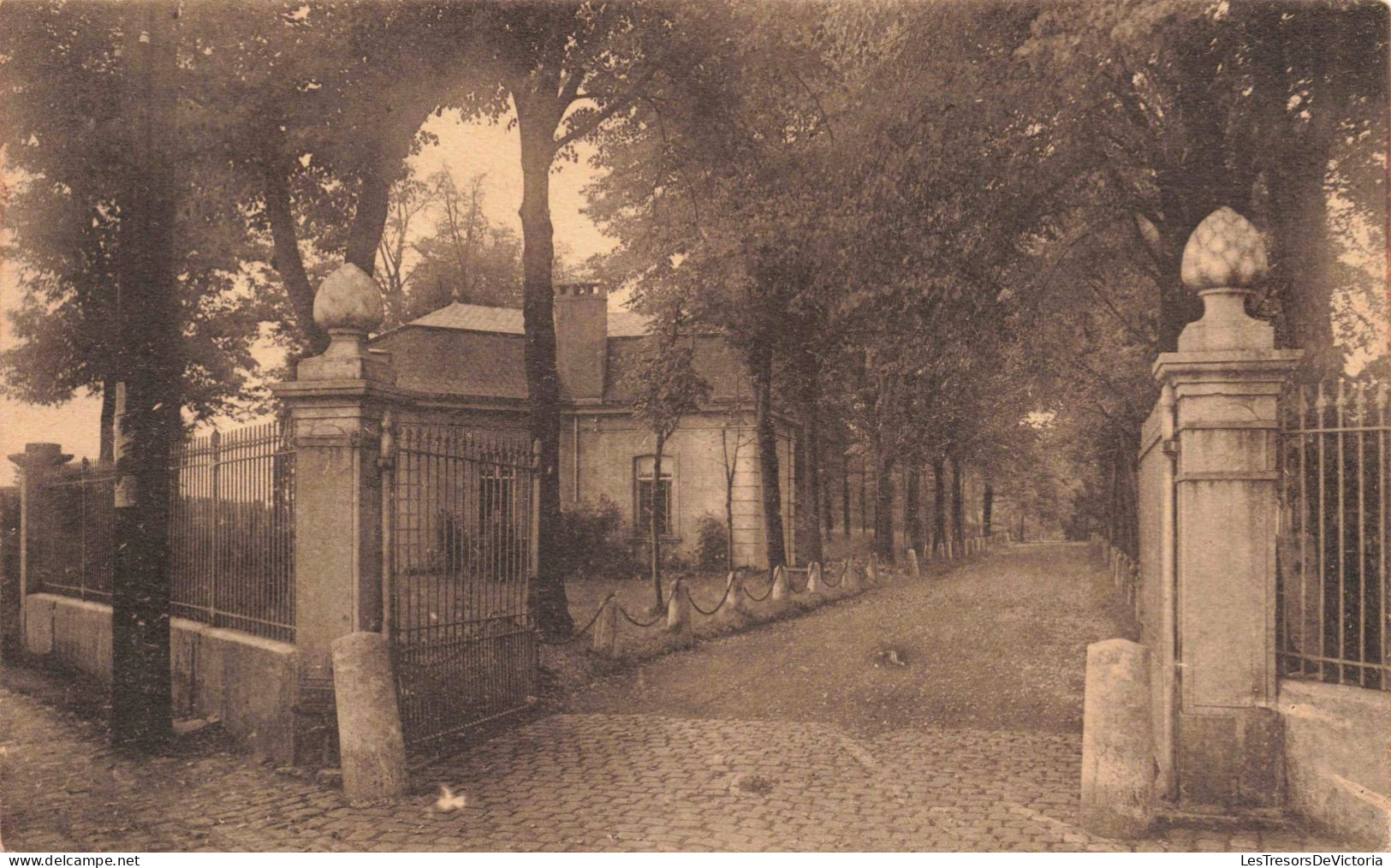 BELGIQUE - Verviers - Chateau De Petit Rechain - Propriété De Mr Dossin - Entrée - Carte Postale Ancienne - Verviers