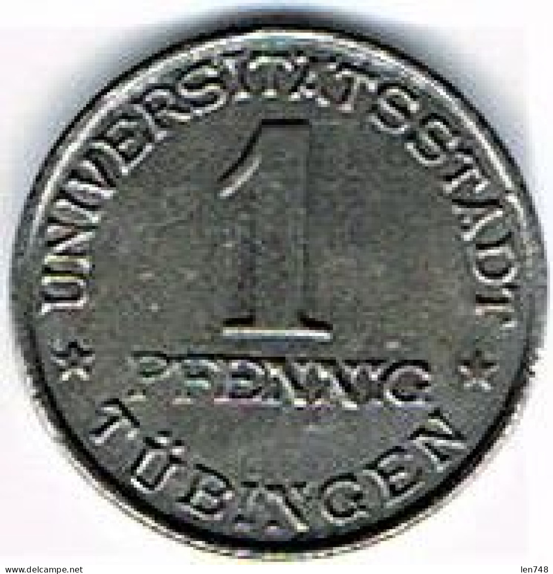 Nécessité Allemagne : 1 Pfennig 1920 TÜBINGEN - Monétaires/De Nécessité