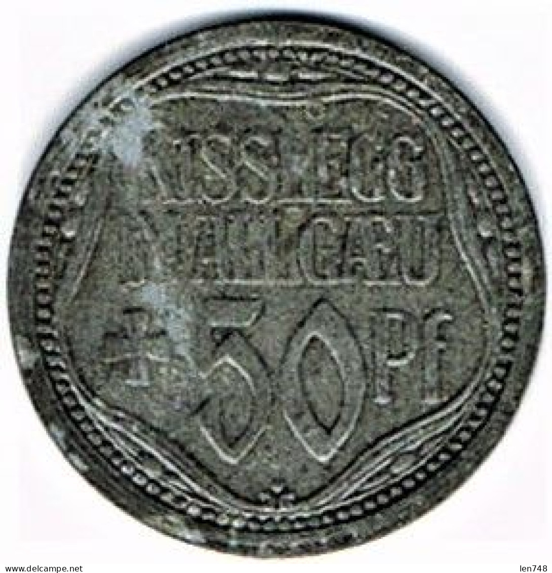 Nécessité Allemagne : 50 Pfennig 1918 KISSLEGG - Monetari/ Di Necessità