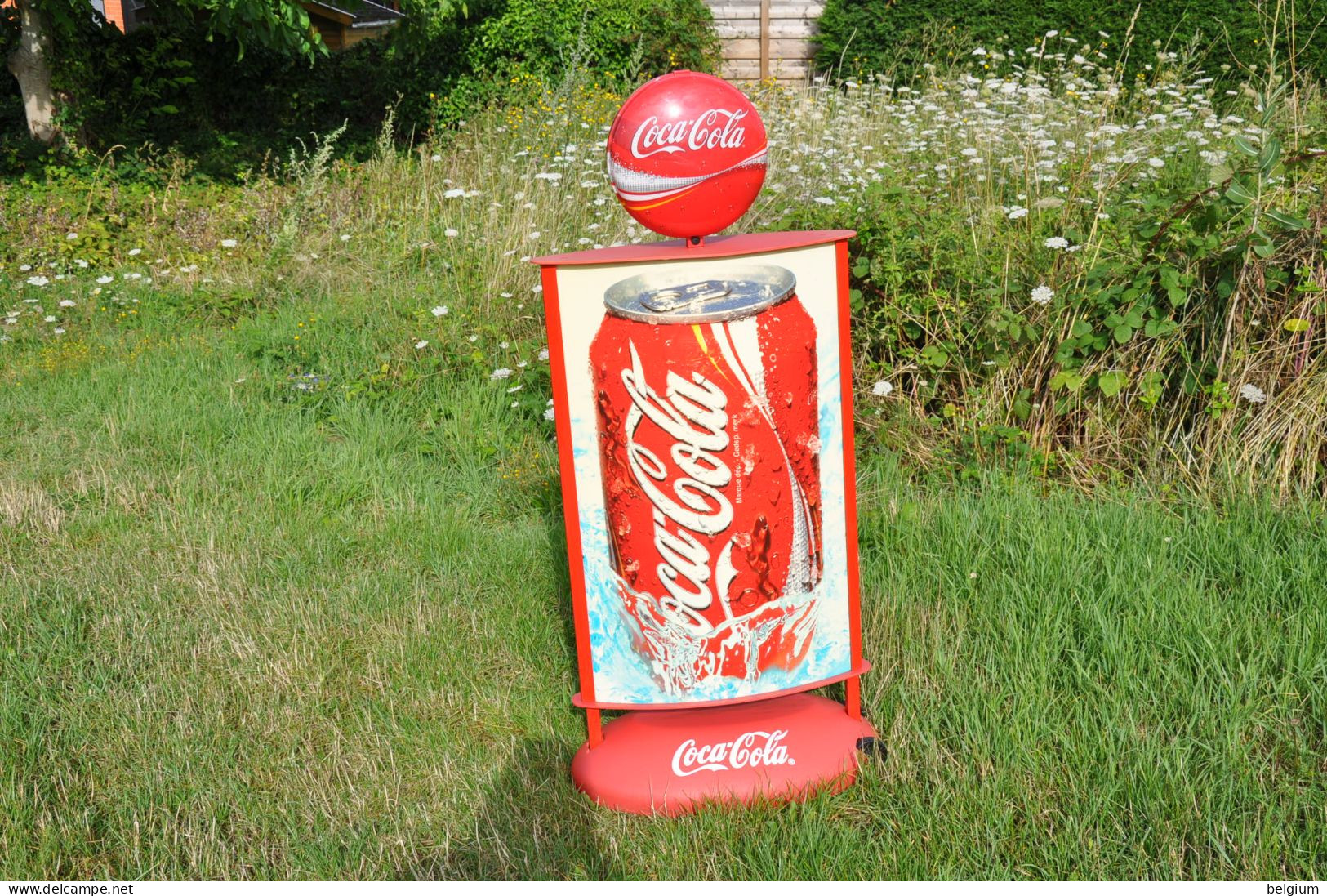 Enseigne Publicitaire De Trottoir Double Face Coca Cola - Schilder