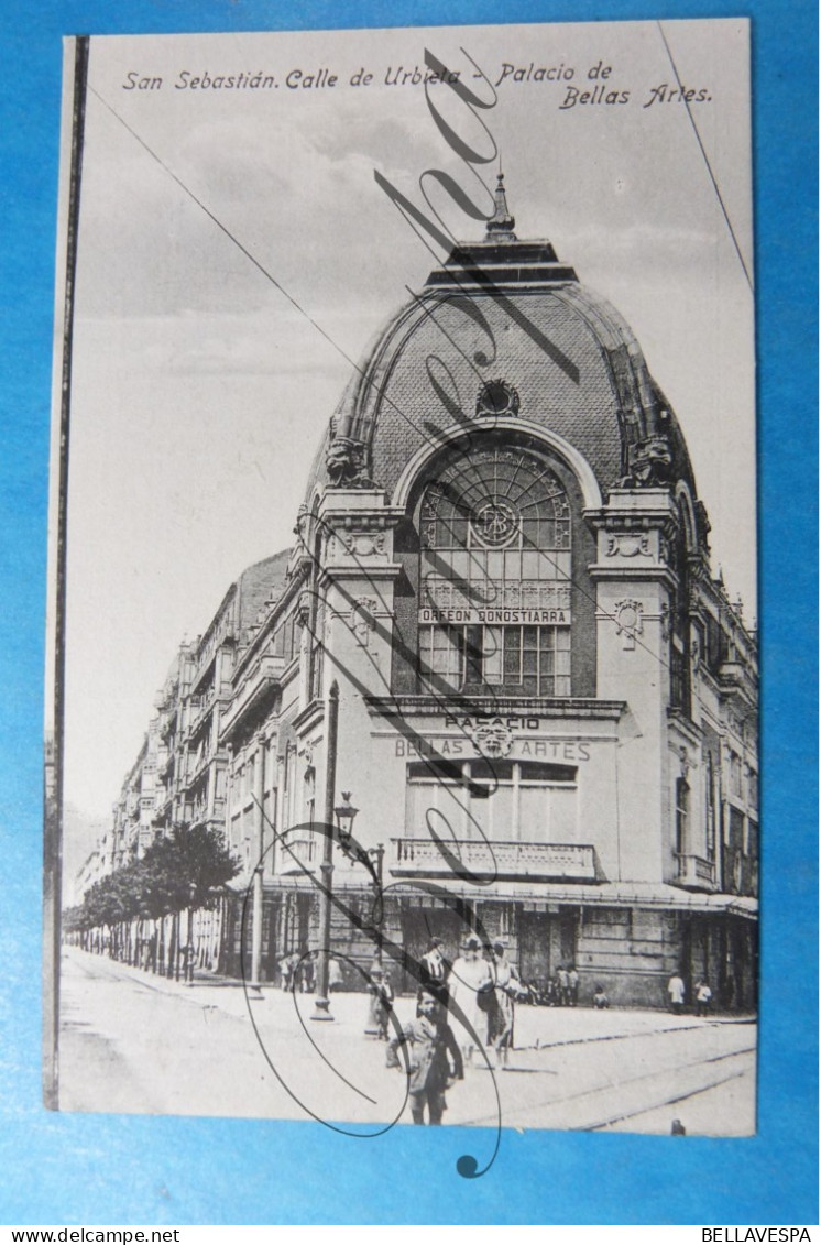 San Sebastian.  Calle De Urbieta Palacio De Bellas Artes  Orfeon Donostiarra - Guipúzcoa (San Sebastián)