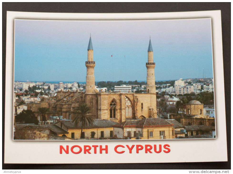 CYPRUS ZYPERN CHYPRE CIPRO "SAINT SOPHIA CATHEDRAL(Selimiye Camii) IN NICOSIA" POSTCARD  New - Unused - Chypre