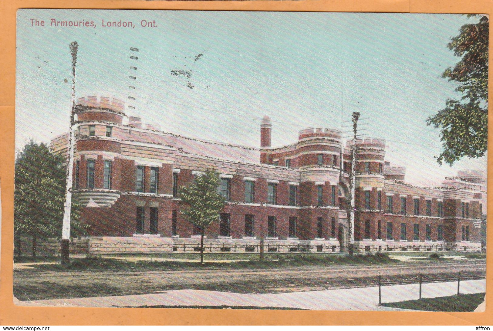 London Ontario Canada Old Postcard - London