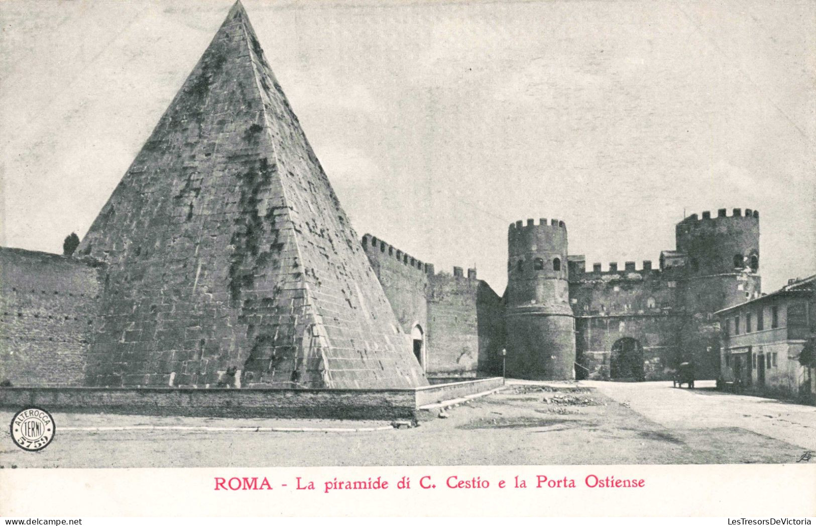 ITALIE - Roma - La Piramide Di C Cestio E La Porta Ostiense - Carte Postale Ancienne - Kerken