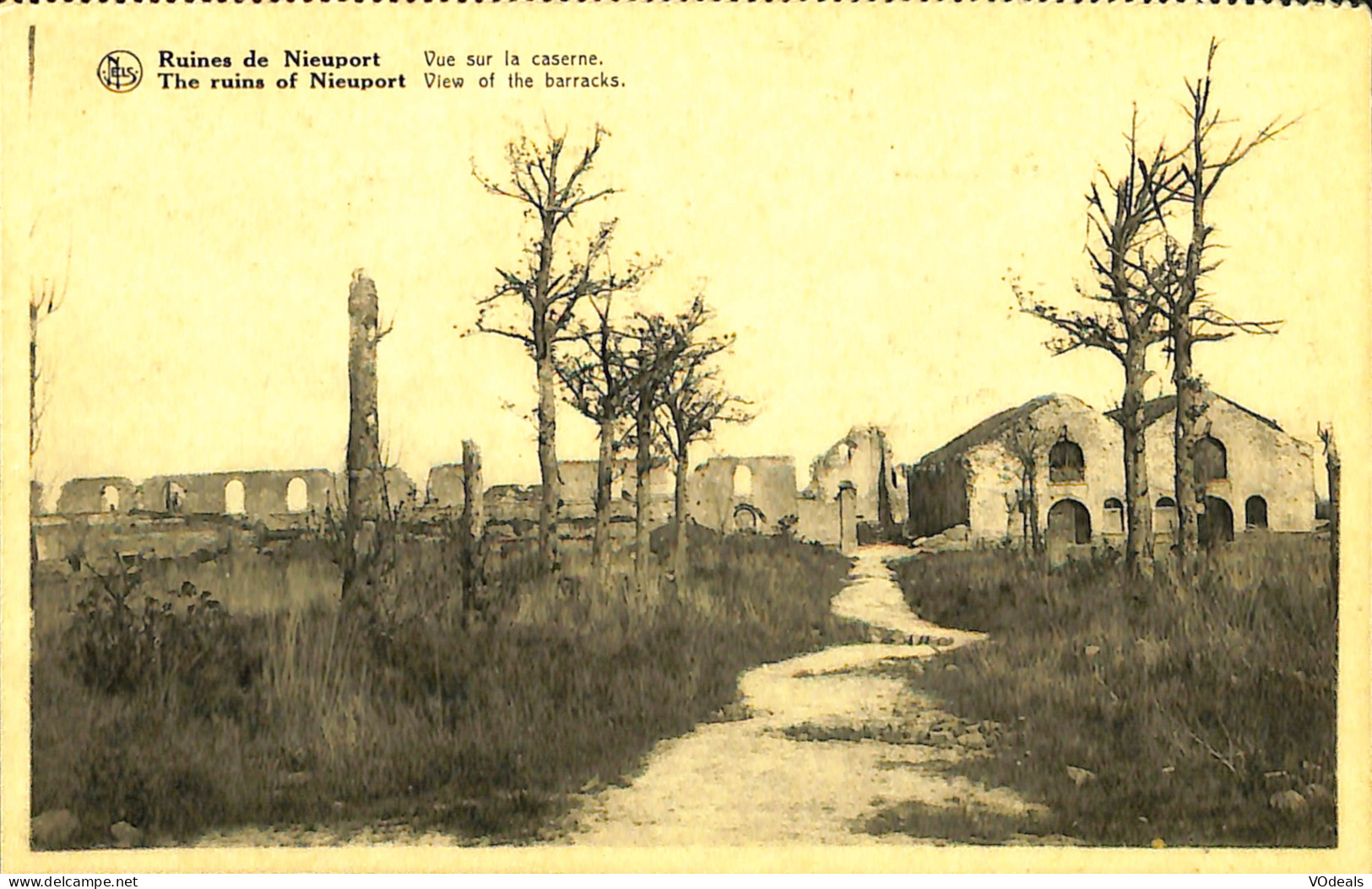 Belgique - Flandre Occidentale - Ruines De Nieuport - Vue Sur La Caserne - Nieuwpoort