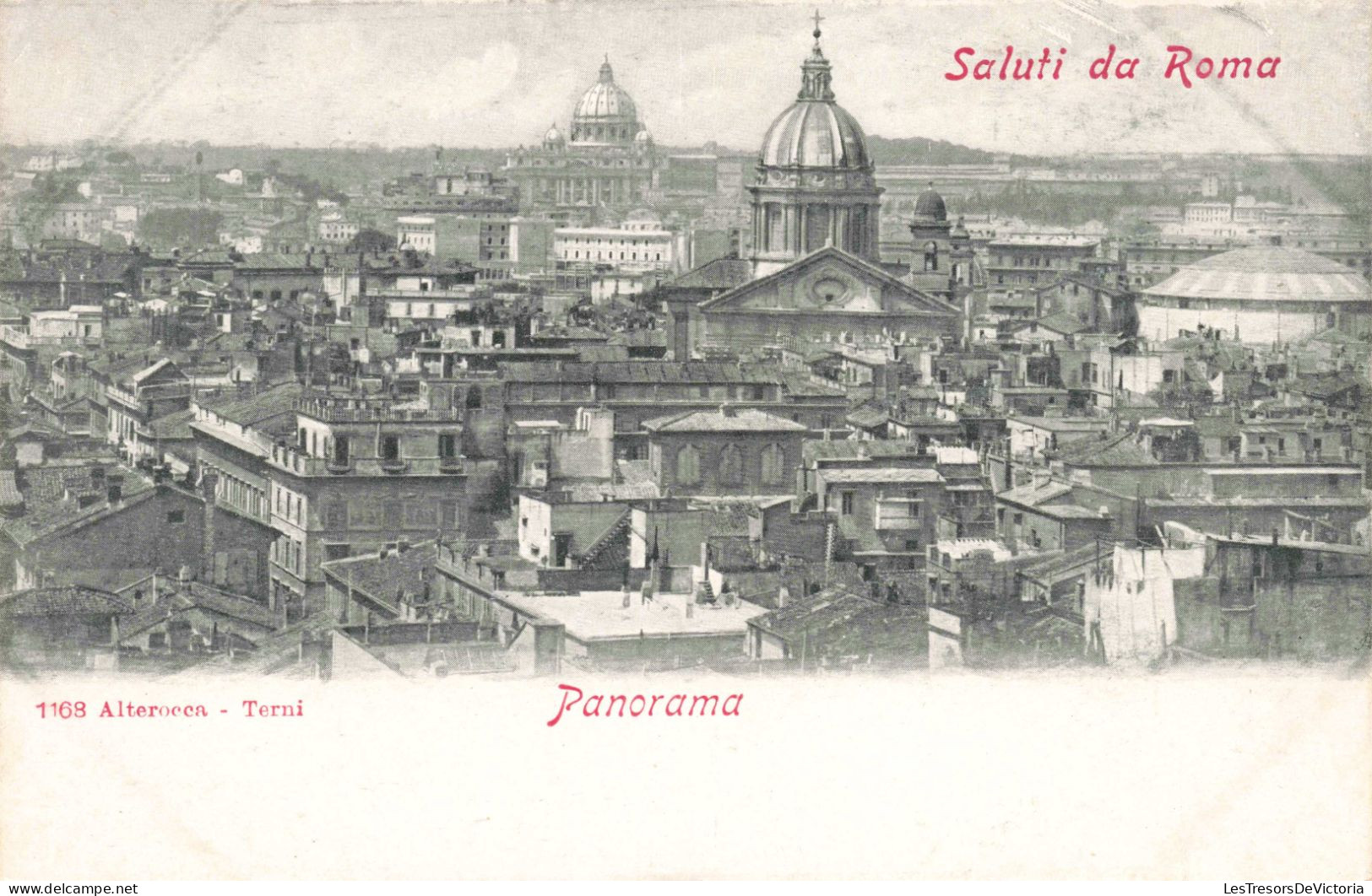 ITALIE - Saluti Da Roma - Panorama - Alterocca - Terni - Carte Postale Ancienne - Churches