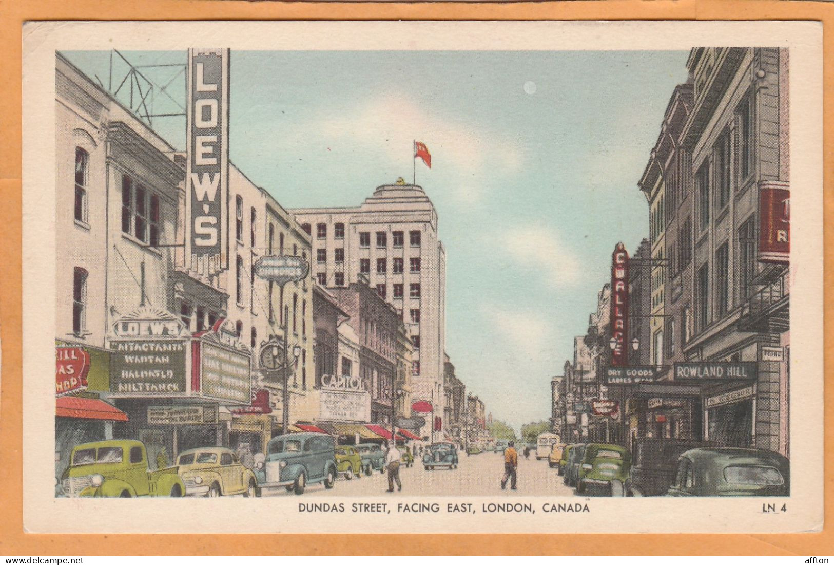 London Ontario Canada Old Postcard - Londen