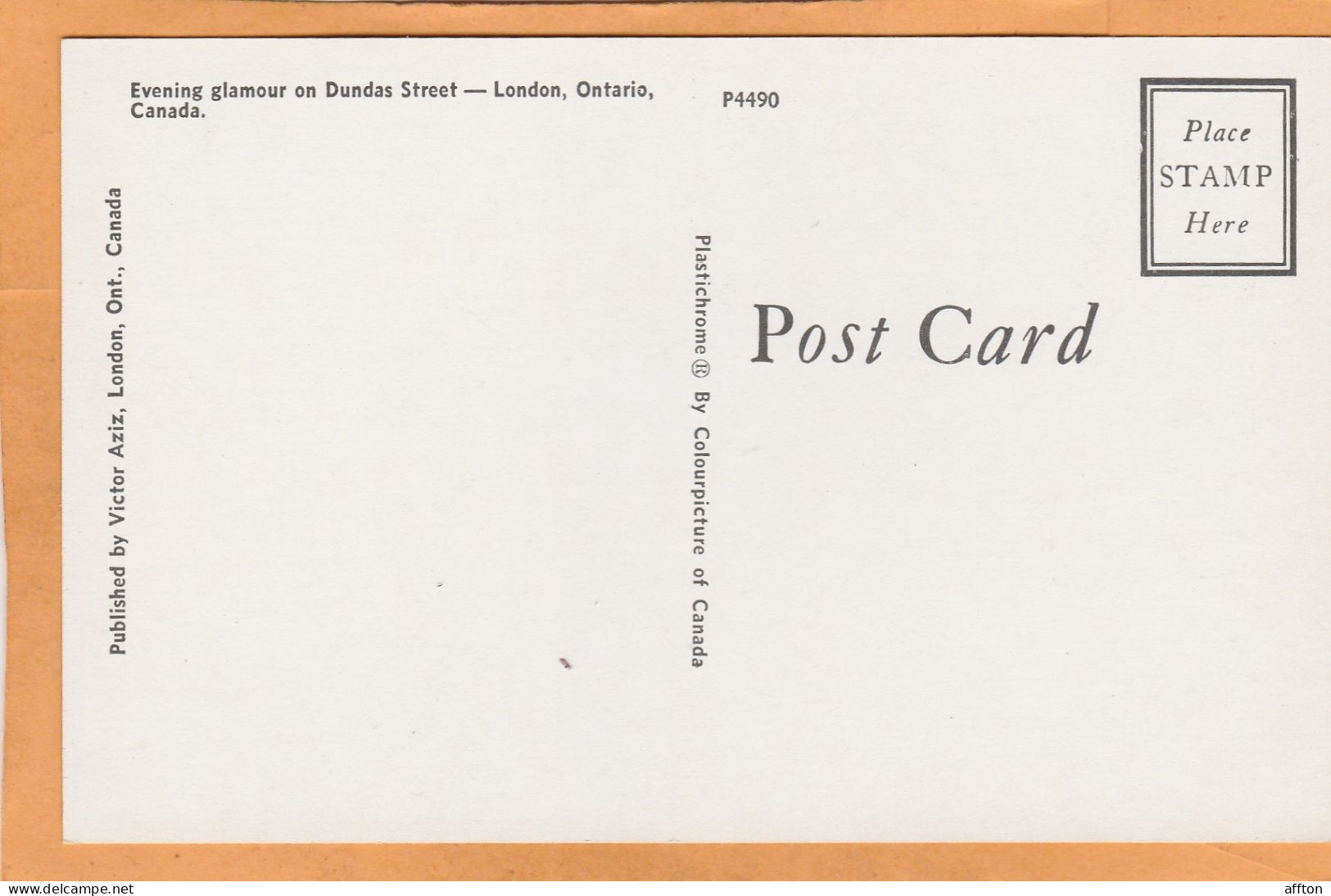 London Ontario Canada Old Postcard - Londen