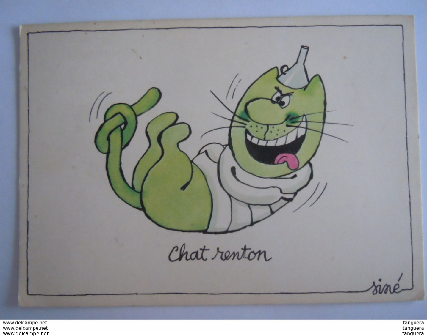 Siné Humor 1980 Chat Renton Kat CP 419 - Sine