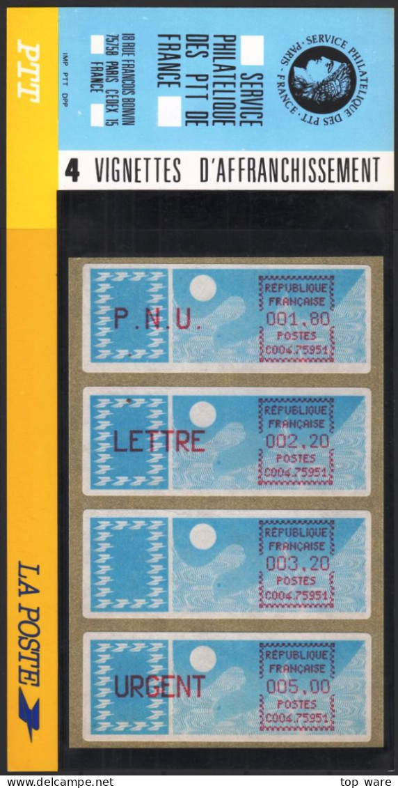 France ATM Stamps C004.75951 Michel 6.17 Zd Series ZS2 MNH / Crouzet LSA Distributeurs Automatenmarken Frama Lisa - 1985 « Carrier » Paper
