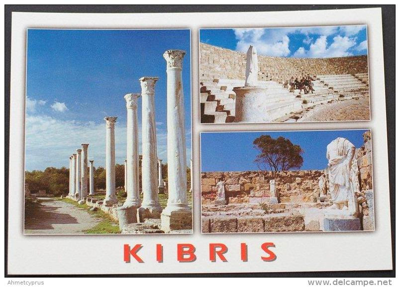 CYPRUS ZYPERN CHYPRE CIPRO "SALAMIS RUINS AND TEATER" POSTCARD  New - Unused - Chypre