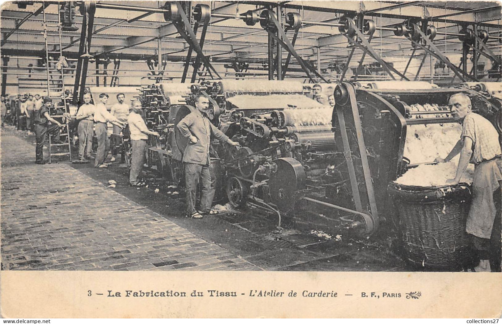 59-ROUBAIX- LA FABRIQUE DU TISSU - L'ATELIER DE CARDERIE - Roubaix