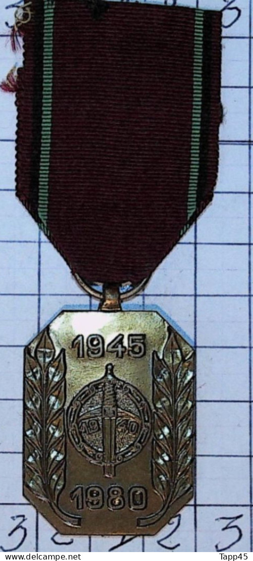 Médaille >Commémorative F N A P G  > Réf:Cl Belge  Pl 4/ 3 - Belgium