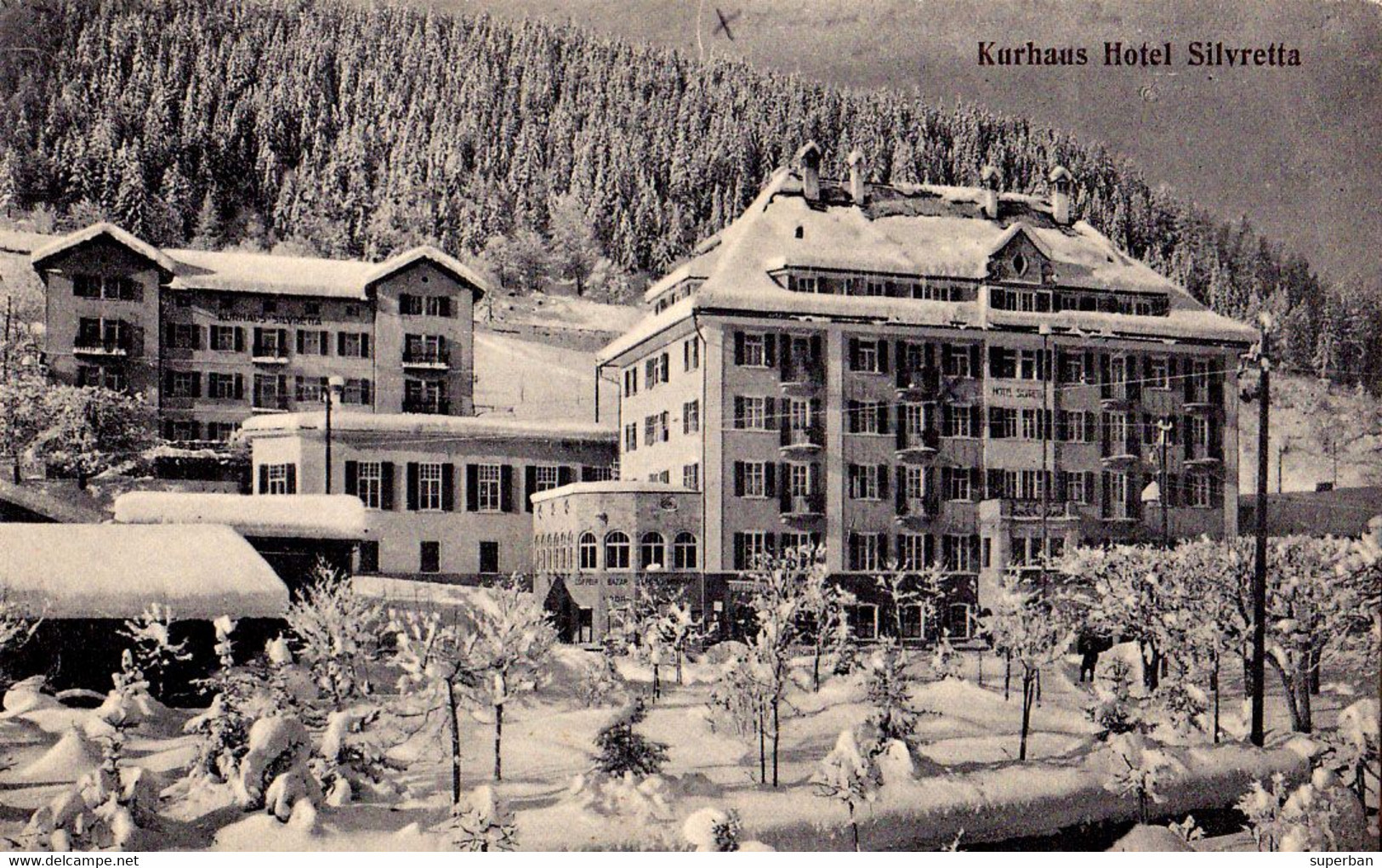 KLOSTERS : KURHAUS HOTEL SILVRETTA  - PHOT. F. SCHMIDT / KLOSTERS ~ 1915 - '916 (ai219) - Klosters